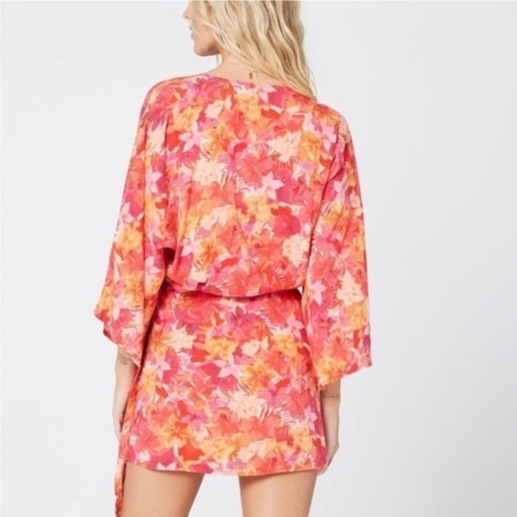 L*Space Into the Tropics Pfeiffer Dress Women’s Size XS Swim Coverup Floral‎ - Picture 3 of 10